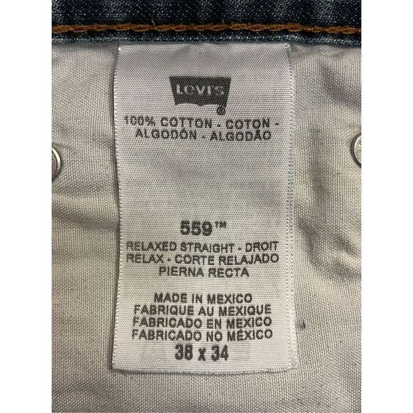 Levi's 559 Relaxed Straight Jeans 38 X 34 (3168) - Picture 8 of 8